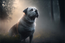  High Quality Portrait Of A Dog, High Resolution, 4k Photograph, AI