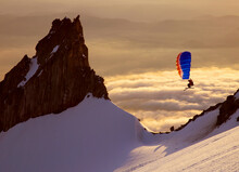 Back Country Adventurer Gets His Wings Flying The Nano  On The South Side Of Mt Hood.