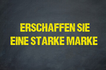 Sticker - Erschaffen Sie eine starke Marke