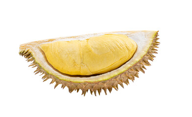 durian peels isolated on transparent png