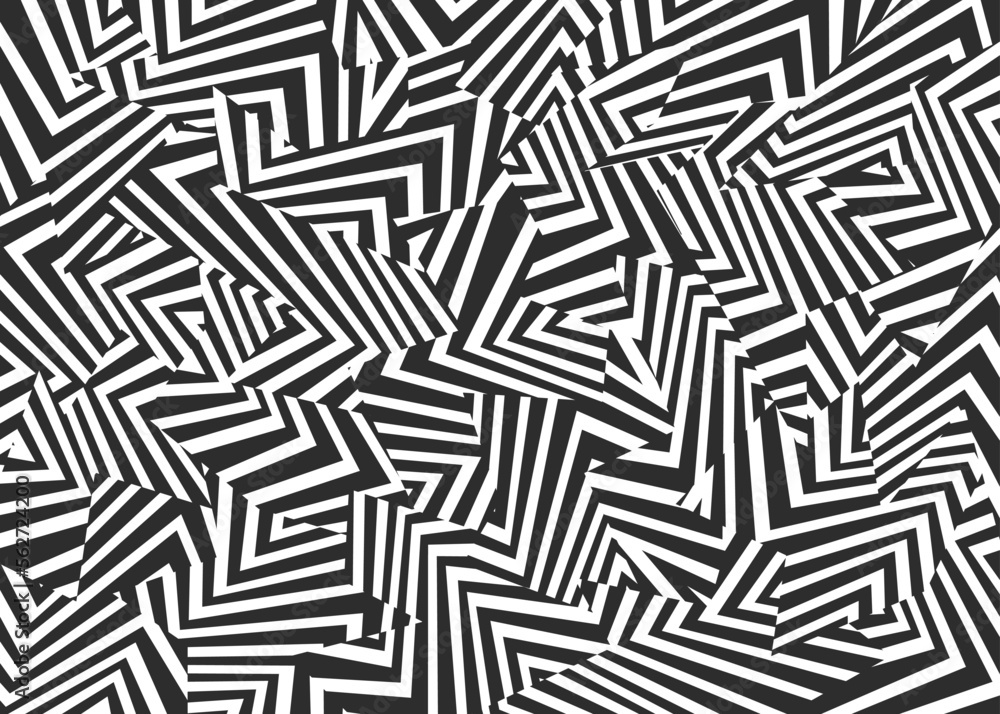 Abstract background with dazzle camouflage pattern Stock Vector | Adobe ...