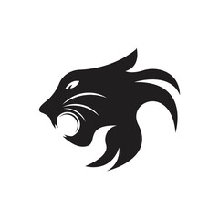 Sticker - Panther head logo icon vector design