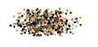 © vegefox.com - Multicolor confetti abstract background with a lot of falling pieces, isolated on a white background. - in 3d png