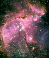 Wall Mural - new nasa hubble deep space telescope images. elements of this image furnished by nasa.