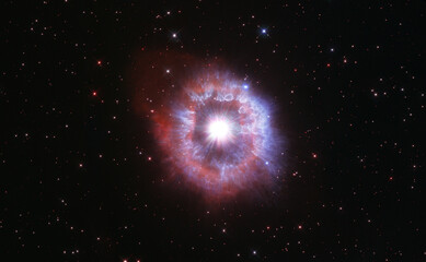 Wall Mural - new nasa hubble deep space telescope images. elements of this image furnished by nasa.