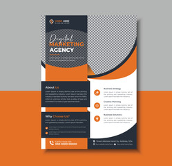 This is the New business flyer design, ( corporate flyer template a4 size vector) professional flyer, corporate flyer, digital flyer, trending flyer, 