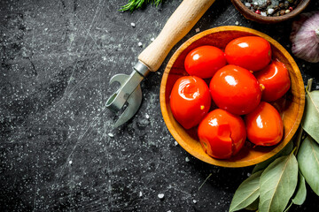 Sticker - Homemade pickled tomatoes.