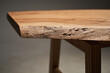 © Yaroslav - Wooden table with curved natural edge