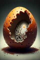 Wall Mural - Abstract Easter Egg