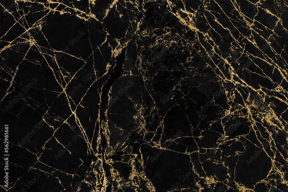 Black gold marble wall surface texture pattern background with high ...