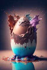 Wall Mural - Abstract Easter Egg