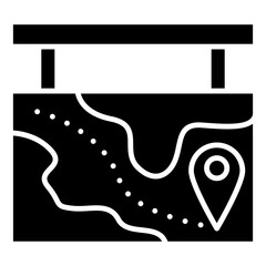 Sticker - maps board icon