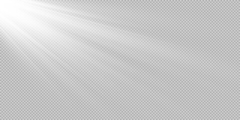 vector transparent sunlight special lens flash light effect.front sun lens flash. vector blur in the