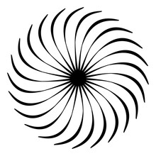 Illustration Of A Black And White Ball Candy Food Circle Fan Symbol Sweet Shape .