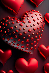 Poster - Beautiful St. Valentine's Day Background pattern for design.
