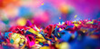 panorama Colorful confetti ,Generative AI ART Illustration 02