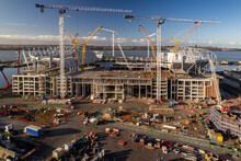 Everton Football Club New Stadium Construction Jan 2023