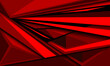 Abstract red tone geometric triangle imagine design modern futuristic creative background vector