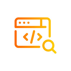 coding gradient icon