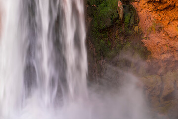 Canvas Print - waterfall in the mountains