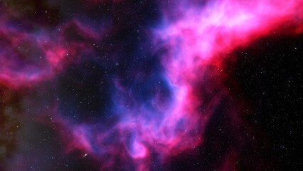 nebula gas cloud in deep outer space
