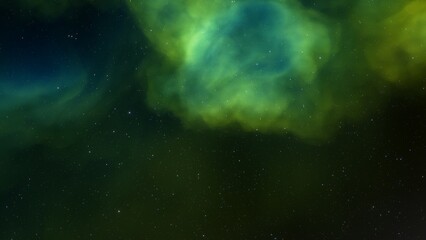 nebula gas cloud in deep outer space
