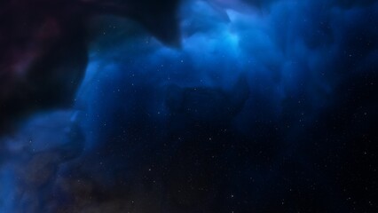 nebula gas cloud in deep outer space
