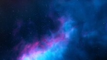 Deep Space Nebula With Stars. Bright And Vibrant Multicolor Starfield Infinite Space Outer Space Background With Nebulas And Stars. Star Clusters, Nebula Outer Space Background 3d Render

