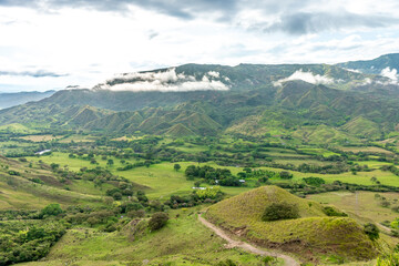 Wall Mural - nature in the mountain landscape of Colombia