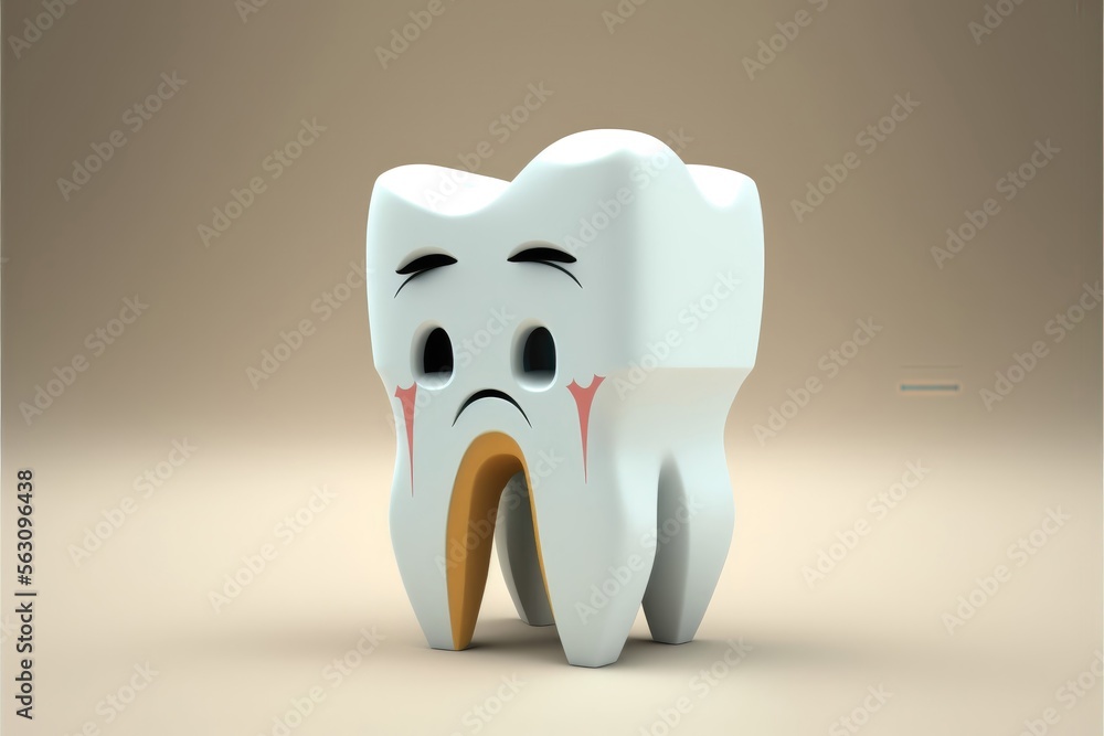 Toothache. Mouth and teeth health concept. Various dental diseases ...