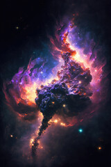 Cosmic Wonders: The Vibrant and Mysterious Nebulas of Space, Generative AI