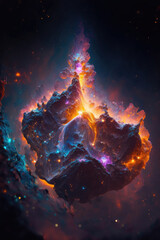 Wall Mural - Cosmic Wonders: The Vibrant and Mysterious Nebulas of Space, Generative AI