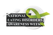 © Threecorint - National Eating Disorders Awareness Week background.