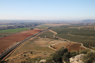 Poster - The view from the castle Almodovar Del Rio, Spain