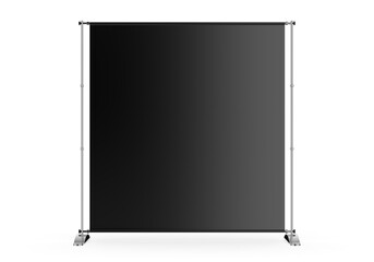 Wall Mural - blank step and repeat telescoping backdrop banner 3d illustration.