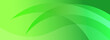 明るいグリーンの曲線グラデーションで描かれたアブストラクト背景画像。ヘッダー、バナー、タイトル用ベクター画像。