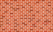 Vector Background Of A Brown Brick Wall. Vector Isolated Illustration. Brick Wall EPS 10