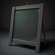 © Image-Love - blank board, black frame, black background, the future belongs to you, generative AI
