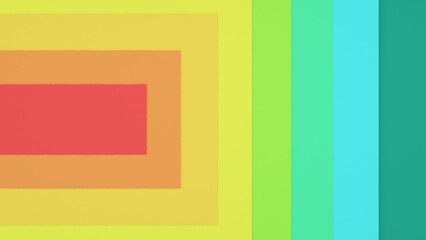 Wall Mural - color abstract square shape,3d rendering