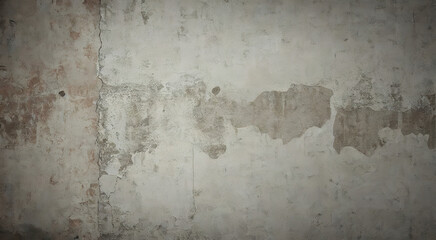 Wall Mural - Grunge Concrete Wall Textures: Photorealistic Background Textures with Dark Edges