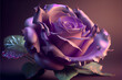 Purple Rose | Purple love | Borahae | I purple u | Generative AI | Hyper realistic | Photorealism | Digital art | Valentine's day