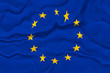 © Stanislau Vyrvich - National flag of Europe. Background  with flag of Europe.