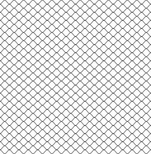 Wire Seamless Pattern. Vector Illustration On Transparent Background.