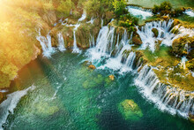 Waterfalls At Krka