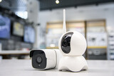 Fototapeta  - Kamery do monitoringu CCTV. Bezprzewodowe kamery WiFi