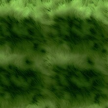 Seamless Green Fur Texture Wallpaper 