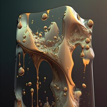 Transparent Thin Runny Goo Texture Webbing Dripping Stretching Drool Zbrush 
