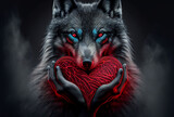A werewolf with a torn heart