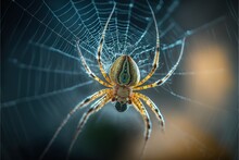  A Spider Is Sitting On Its Web In The Middle Of The Night Time Photo By Steve Crouser / Getty Images / Getty Images / Getty Images Getty Images Getty.