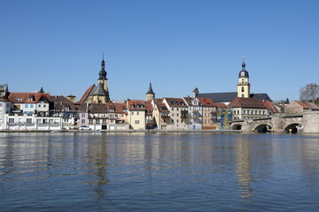 Canvas Print - Main bei Kitzingen